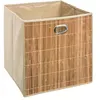 Image de Five Simply Smart - Boîte de rangement design en bambou et tissu - Beige - MIX'N MODUL