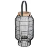 Image de Atmosphera - Lanterne en métal ethnique Allure Ethnique - H. 31 cm - Noir - ETNIK
