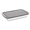Image de Plat rectangulaire en verre - L 18,10 x l 29 x H 5,10 cm