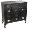 Image de Atmosphera - Etagère design industriel Sevin - L. 90 x H. 88 cm - Noir - Sevin