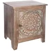 Image de Chevet Shirel 1 porte bois blanchi Atmosphera