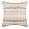 Image de Atmosphera Créateur d'intérieur - Housse de Coussin Tuftée "Etnik" 40x40cm Lin