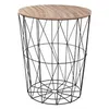 Image de Atmosphera Créateur d'intérieur - Table d'Appoint Design "Kumi" 57cm Noir