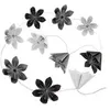 Image de Guirlande de 10 led en fleur - L 23,5 x l 13 x H 6 cm - Noir