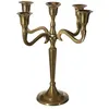 Image de chandelier 5 têtes métal 27cm or - jja 103425a