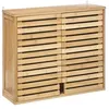 Image de Meuble haut salle bain 2 portes bambou Sicela 5five