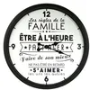 Image de The Home Deco Factory - Horloge en plastique La vie en famille