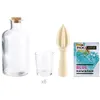Image de Coffret cocktail blue Hawaiian - Lot de 8
