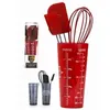 Image de set 4 ustensile patisserie maryse fouet pinceau verre doseur pvc