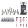 Image de 16 douilles à pâtisserie inox adaptateur dressage - cmp kp5426
