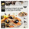 Image de Plateau A Fruits De Mer Et Couteau A Huitre Pied Pliable 3 Pieces Inox Ustensile Cuisine