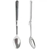 Image de Lot de 2 Cuillères à Confiture "Marmelade" 19cm Gris