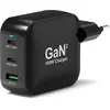 Image de Port Designs Port WALL GaN2 CHARGER USB-C & USB-A 100W CtoC CABLE 2m (100 W, 3 ports), Chargeur USB, Noir