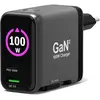 Image de Port Designs Port WALL CHARGER TYPE C PD 100W GaN OLED PD 3.0 TYPE C - EU (100 W, 3 ports), Chargeur USB, Noir
