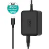 Image de Port Designs Port POWER SUPPLY GaN 100W - TYPE C - AC CABLE -EU (100 W), Alimentation pour notebook, Noir