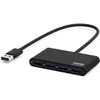 Image de Port Designs Concentrateur USB 3.0 (USB-A, 4 ports), Station d’accueil + hub USB, Noir