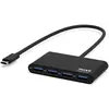 Image de Port Designs Hub USB 3.0 Type C 4 Ports (USB-C, 4 ports), Station d’accueil + hub USB, Noir