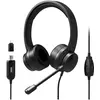 Image de Port Designs Portdesigns Casque USB avec microphone (Filaire, USB-A), Casque micro de bureau, Noir