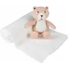 Image de Doudou avec plaid Foret - Ourson - Beige - l 80 x L 100 cm
