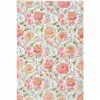 Image de Lot de 6 Feuilles de Papier Patch "Flowers" 30x40cm Orange