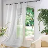 Image de Panneau a oeillets metal 140 x 240 cm luminette unie luminea Blanc Douceur d'Intérieur
