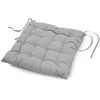 Image de Assise matelassee 40 x 40 cm polyester uni essentiel Gris