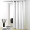 Image de Rideau a oeillets metal 140 x 280 cm polyester uni essentiel Blanc Douceur d'Intérieur