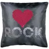 Image de Coussin 40x40cm sequins Love rock