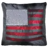 Image de Housse de coussin Strass 40x40cm US Flag