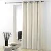 Image de Rideau a oeillets metal 140 x 280 cm polyester uni essentiel Naturel Douceur d'Intérieur