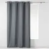 Image de Rideau à Oeillets "Newton" 140x260cm Gris Anthracite