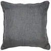 Image de Coussin passepoil 40 x 40 cm chambray uni newton Anthracite