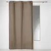 Image de Rideau à Oeillets "Panama" 140x240cm Noisette