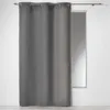 Image de Rideau à Oeillets "Panama" 140x280cm Gris Ardoise
