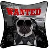 Image de Housse de Coussin "Gangster" 40x40cm Noir