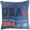 Image de Coussin Déco "East Coast" 40x40cm Bleu