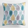 Image de Coussin Passepoil polyester imprime Modele Palpito Blanc 40 x 40 cm
