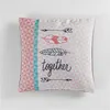 Image de Housse de Coussin "Together" 40x40cm Rose