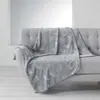 Image de Plaid Imprimé Métallisé "Sensalia" 125x150cm Gris