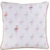 Image de housse de coussin +encart 40 x 40 cm coton imprime metallise flamango des place
