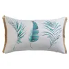 Image de Coussin à Franges "Ayanna" 30x50cm Gris Clair