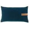 Image de Coussin Déhoussable Velours "Milleray" 30x50cm Bleu