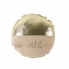 Image de Coussin Déco Rond "Wild" 40cm Beige