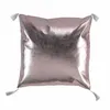 Image de Coussin Déco Déhoussable "Luxury" 40x40cm Or Rose