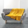 Image de Plaid Uni en Flanelle "Flanou" 125x150cm Jaune