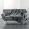 Image de Plaid Uni en Flanelle "Flanou" 180x220cm Gris
