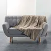 Image de Plaid Uni en Flanelle "Flanou" 180x220cm Taupe