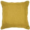 Image de Coussin passepoil 40 x 40 cm chambray uni newton Jaune