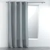 Image de Rideau a oeillets 140 x 280 cm tisse uni meliane Gris Douceur d'Intérieur