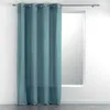 Image de Rideau a oeillets 140 x 280 cm tisse uni meliane Bleu Douceur d'Intérieur